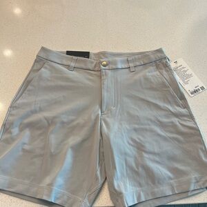 lululemon athletica Commission Light Gray Men's Shorts 32” waist 7” inseam